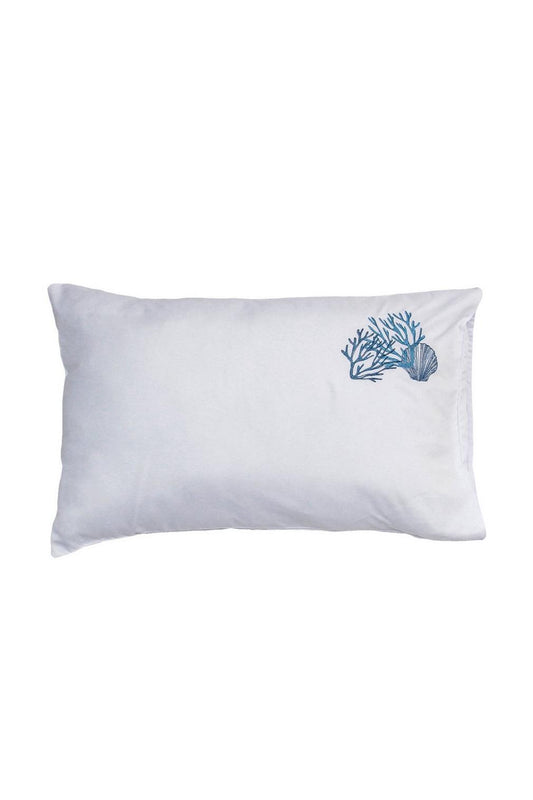 2 Pack Coastal Embroidered Standard Pillowcases