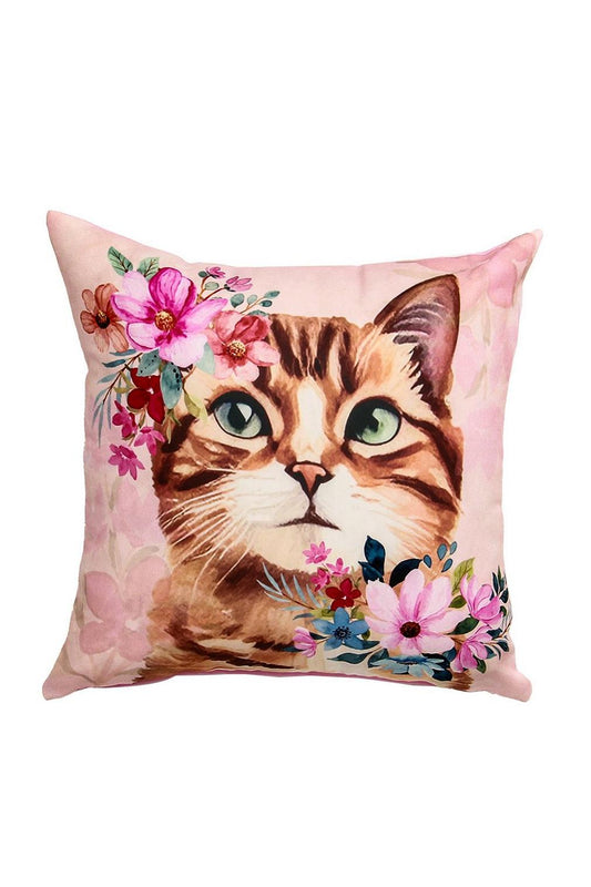 Floral Cat Printed Scatter