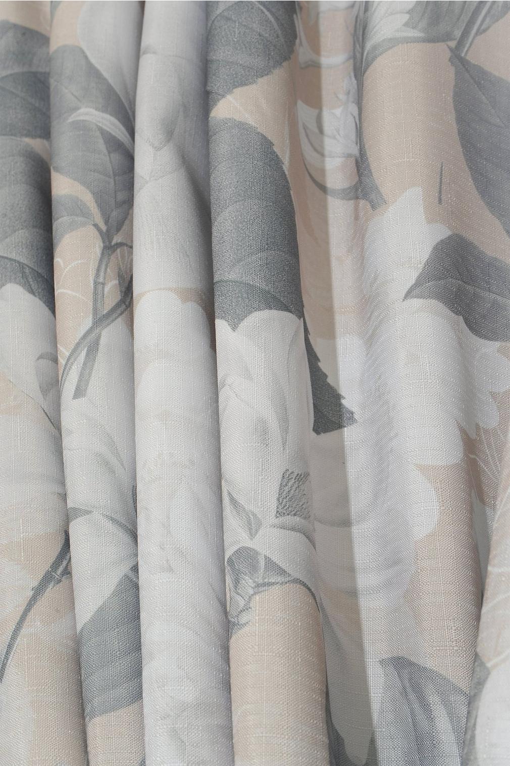 Ella Magnolia Taped Lined Curtain