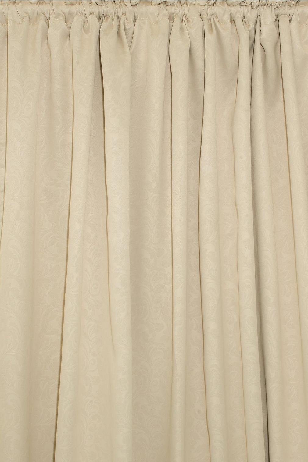 Embossed Blockout Taped Lined Curtain