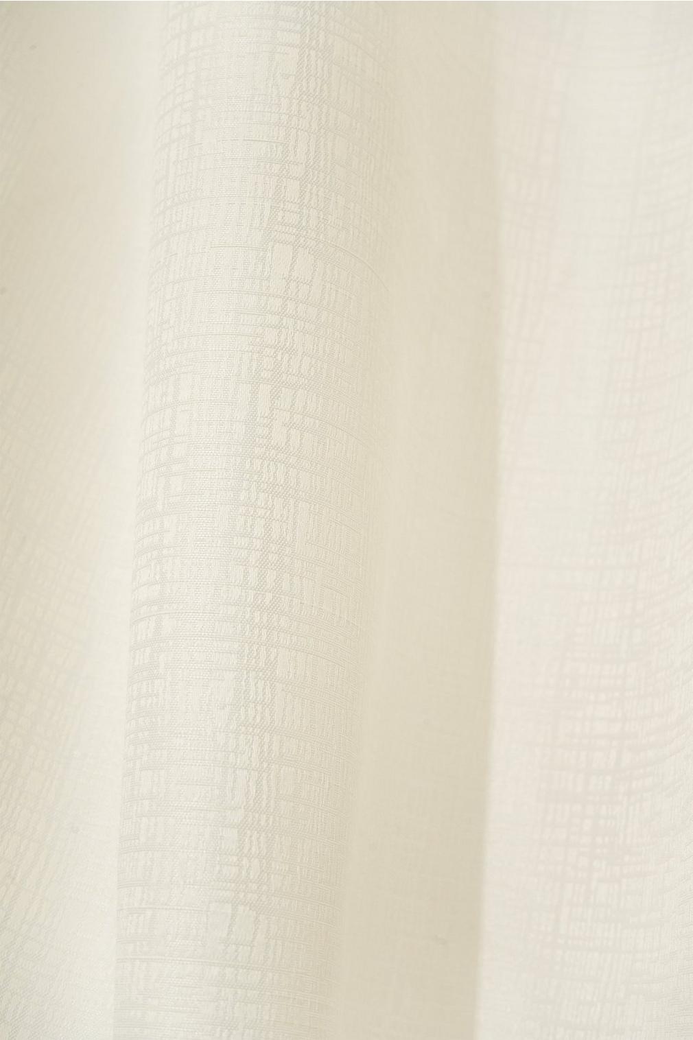 Cross Jacquard Eyelet Lined Curtain