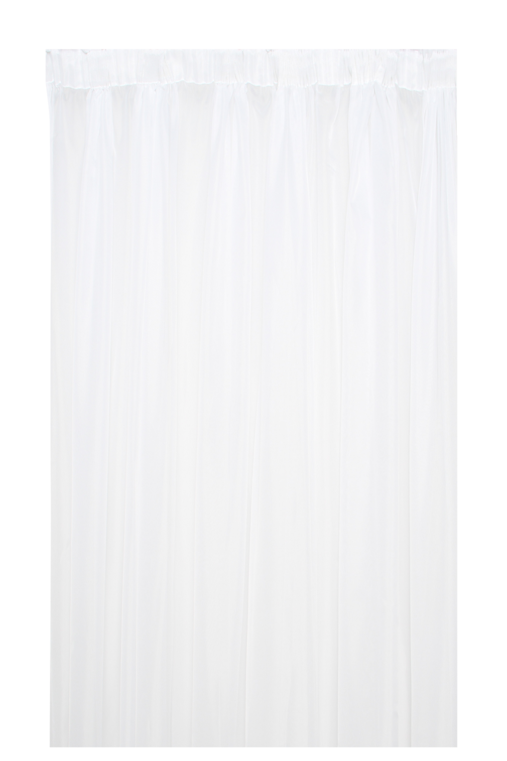 Extra Width Taped Sheer Curtain