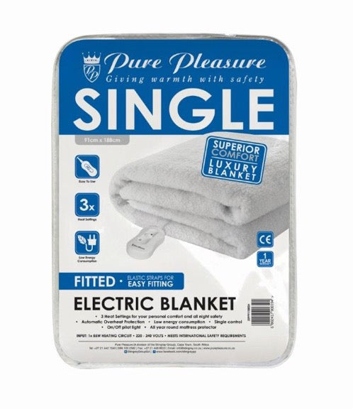 Electric Blankets -Single Fitted